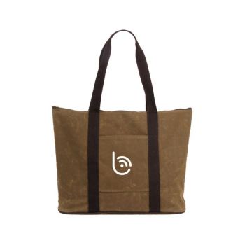Waxed Canvas Tote Bag